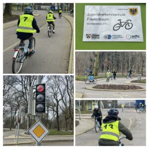 Bilder vom Radfahrtraining im Fredenbaum